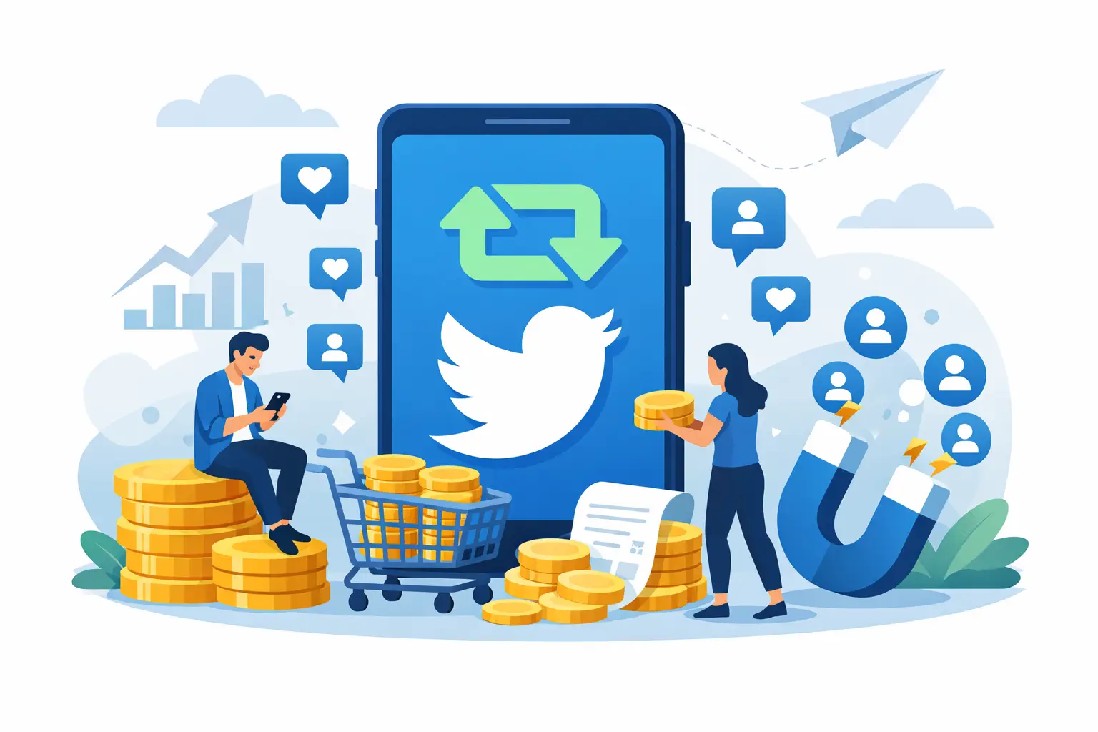 Comprar retweets para Twitter ¿te conviene?