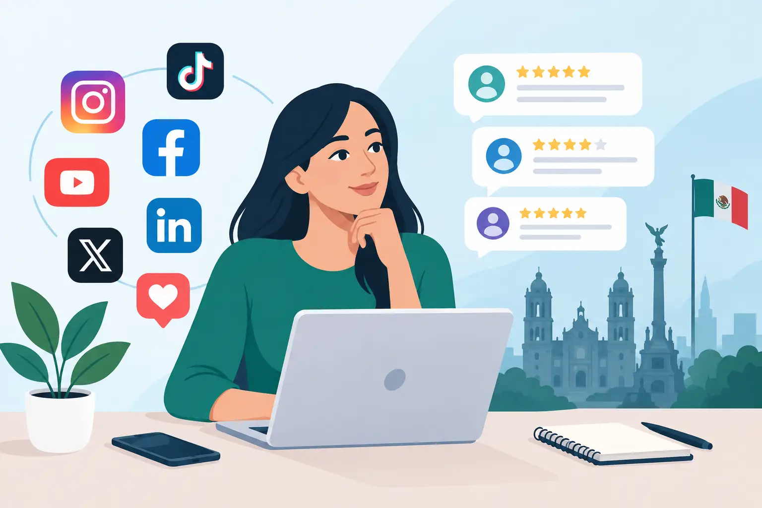 Opiniones de servicios SMM en México con criterio