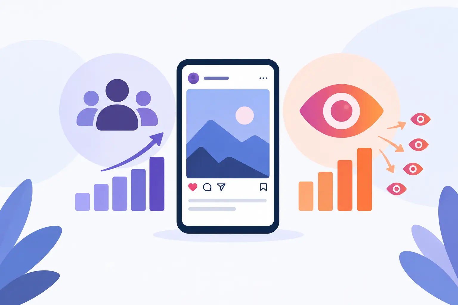 Alcance vs impresiones Instagram: qué medir