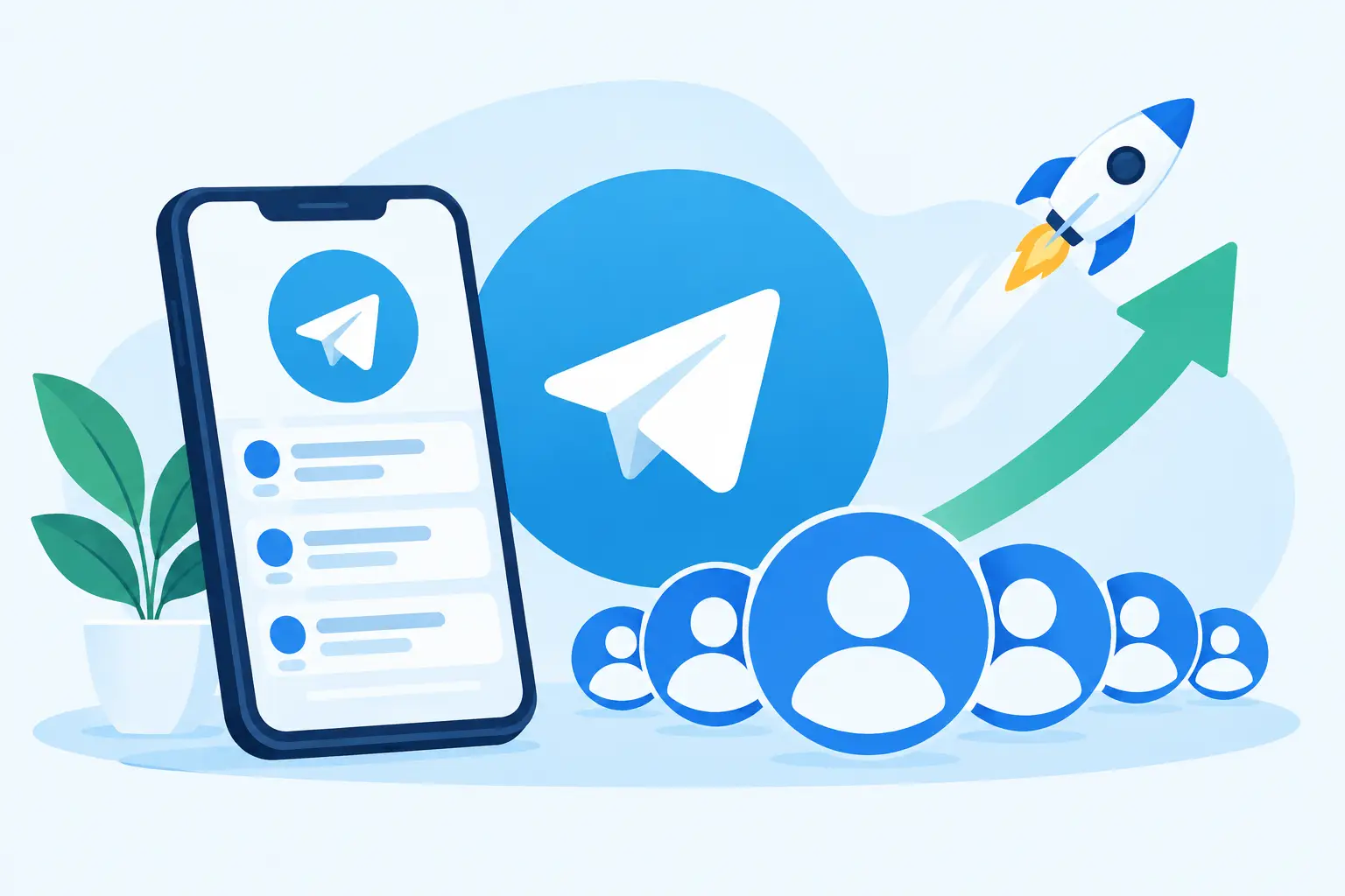Comprar miembros para canal de Telegram rápido